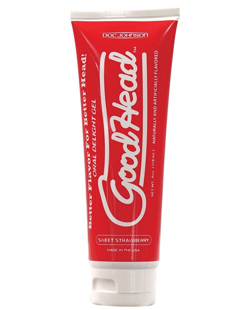 GoodHead Oral Delight Gel Sweet Strawberry Body Toppings - Tophatter Daily Deals