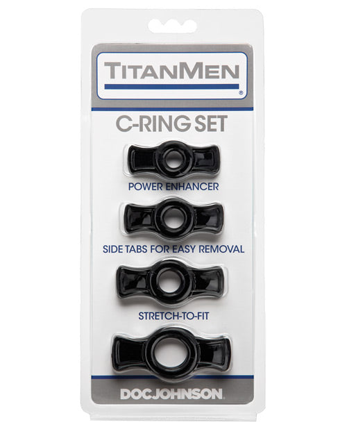 Titanmen Tools Cock Ring Set C-Rings - Tophatter Daily Deals