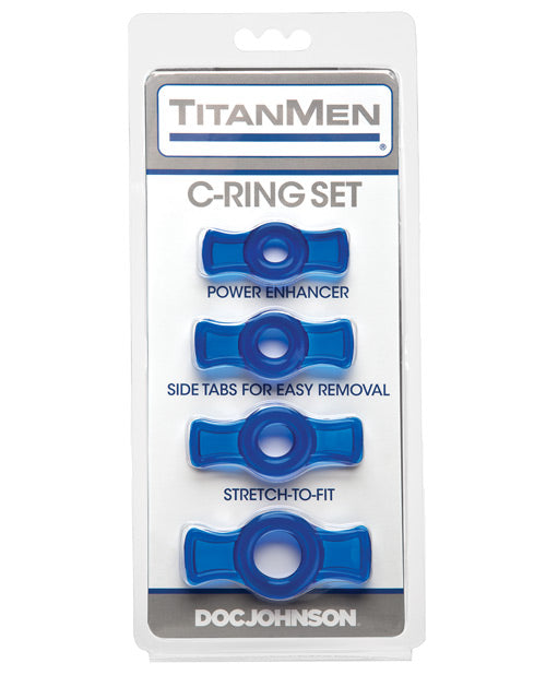 Titanmen Tools Cock Ring Set C-Rings - Tophatter Daily Deals