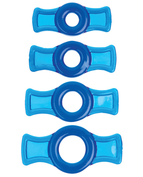 Titanmen Tools Cock Ring Set Blue C-Rings - Tophatter Daily Deals