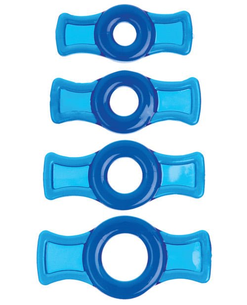 Titanmen Tools Cock Ring Set Blue C-Rings - Tophatter Daily Deals