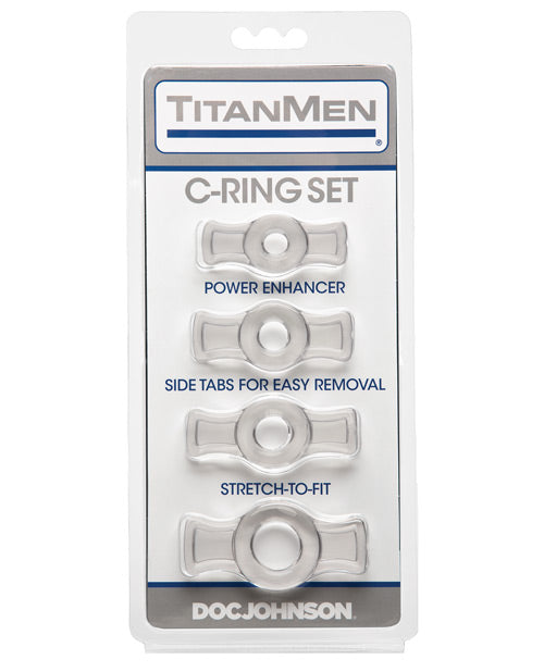 Titanmen Tools Cock Ring Set C-Rings - Tophatter Daily Deals