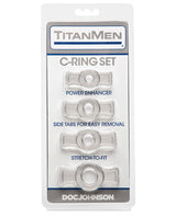 Titanmen Tools Cock Ring Set C-Rings - Tophatter Daily Deals