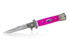 Pink German Style Stiletto Spring Assisted Knife - Tophatter Daily Deals