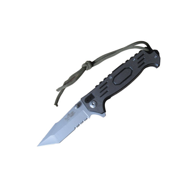 Tactical Rescue Assisted Opening Knife With Paracord - TOPHATTER'S ARMORY DEALS Collectible Weapons - Tophatter Daily Deals