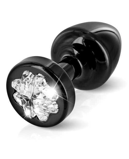 Swarovski Crystal Clover Anal Plug Black Sex Toys - Tophatter Daily Deals