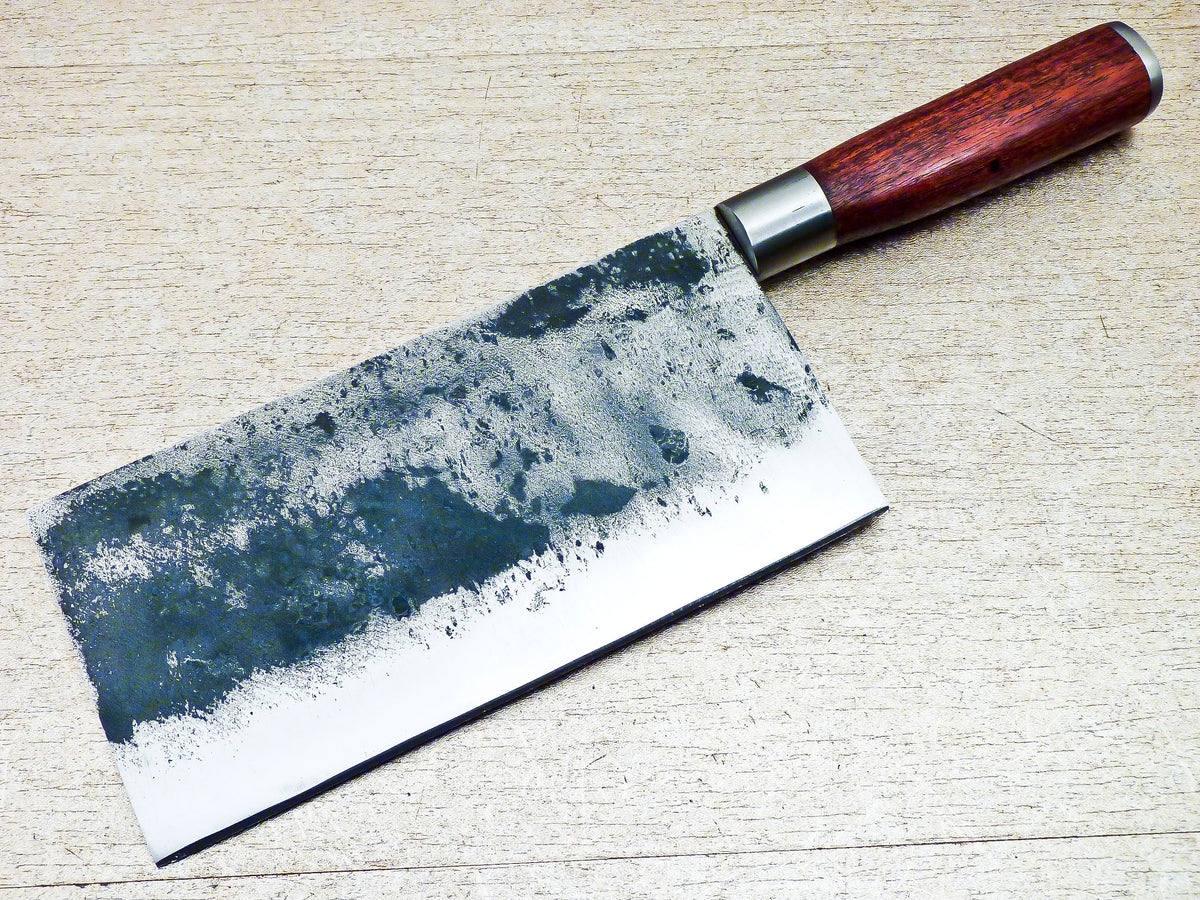 Handmade Forged Carbon Steel Kitchen Chef Cleaver Knife 13" - Tophatter's Inc. Weapons Store Online Collectible Weapons - Tophatter Daily Deals