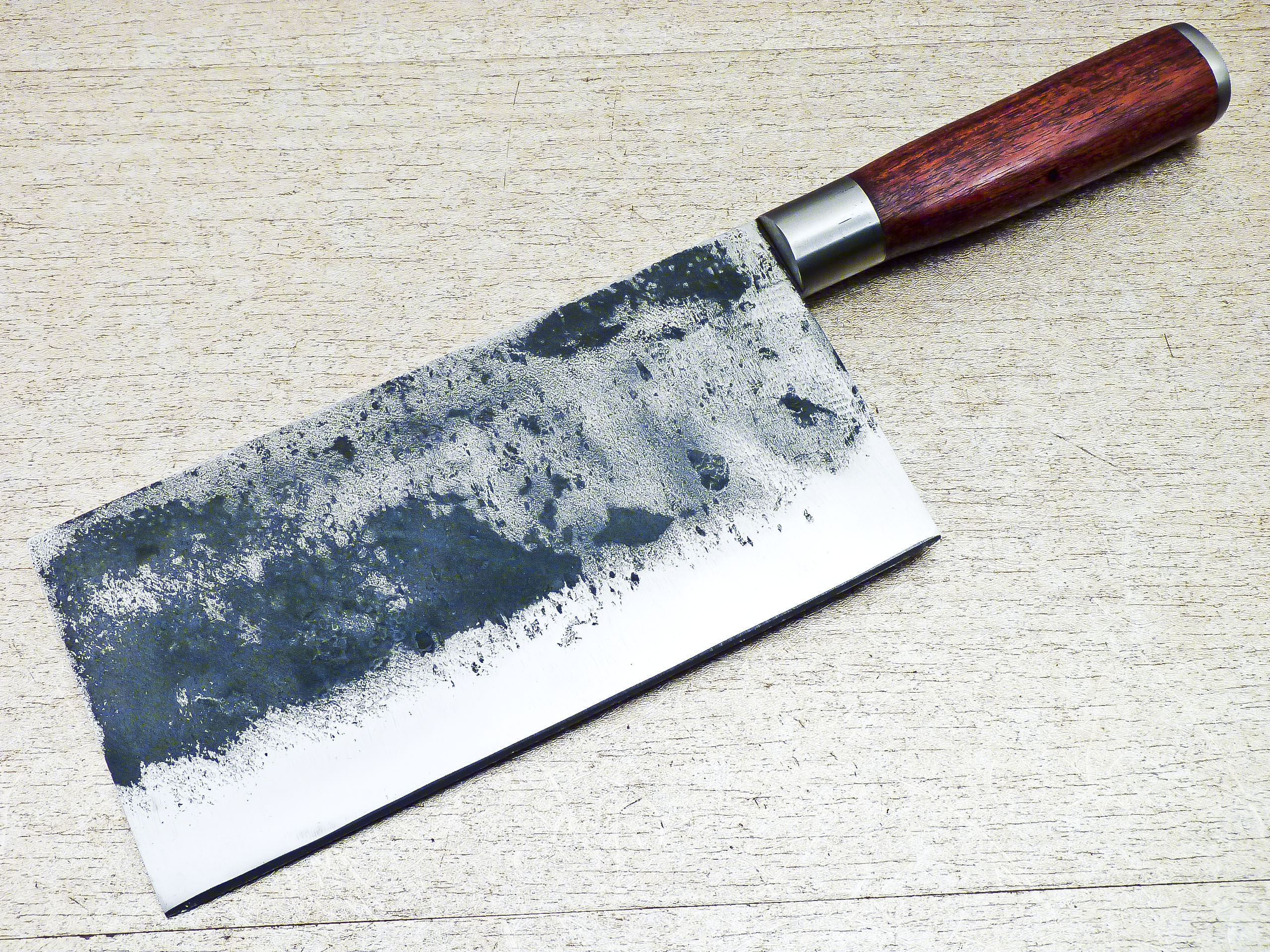 Handmade Forged Carbon Steel Kitchen Chef Cleaver Knife 13" - Tophatter's Guns'N'Weapons Store - FREE SHIPPING Collectible Weapons - Tophatter Daily Deals