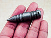 Custom Handmade Damascus Steel Bullet Pendant Necklace - TOPHATTER'S ARMORY DEALS Collectible Weapons - Tophatter Daily Deals
