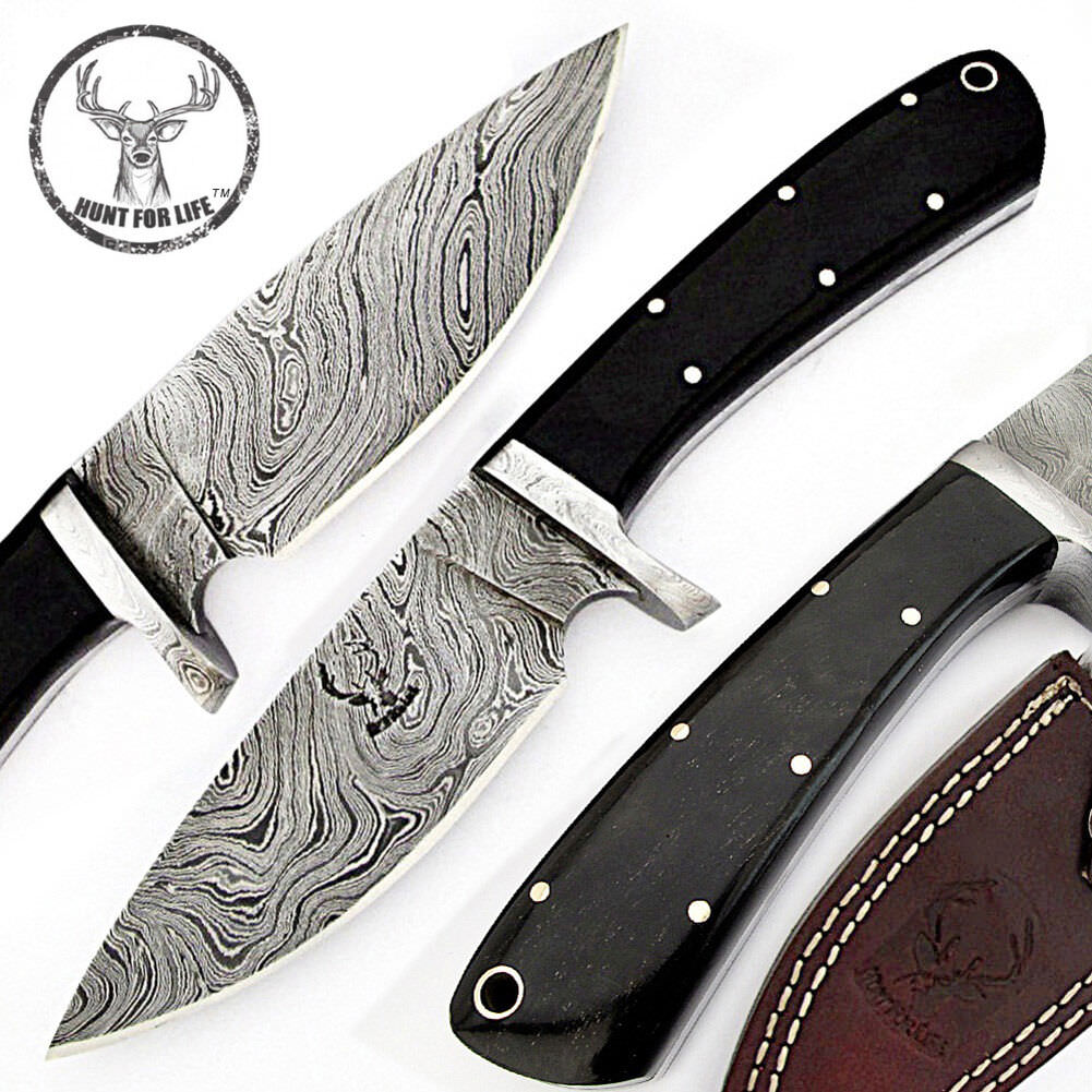 Khomas Highland Damascus Steel Full Tang Knife - TOPHATTER'S ARMORY DEALS Collectible Weapons - Tophatter Daily Deals