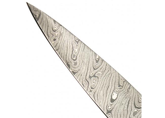 Damascus Marble Sand Stone Fire Forged Hunting Knife knives - Tophatter Daily Deals