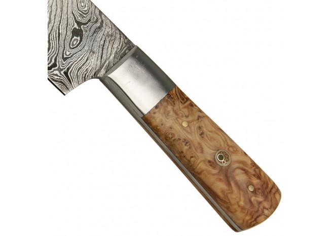 Damascus Marble Sand Stone Fire Forged Hunting Knife knives - Tophatter Daily Deals