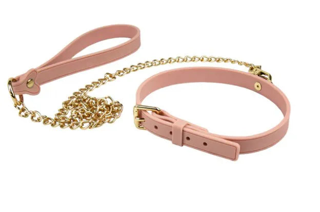 Temptasia Ardor – Adjustable Silicone Collar and Leash Set > Bondage Gear > Collars & Leashes - Tophatter Daily Deals