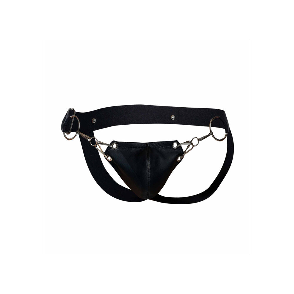 Male Basics Snap Jockstrap – Faux Leather Eroticwear > Clothes > Jockstraps - Tophatter Daily Deals