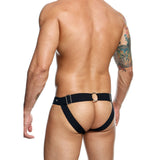 Dungeon Peekaboo Jockstrap – Faux Leather Adjustable Jockstrap > Clothes > Mens Leather - Tophatter Daily Deals