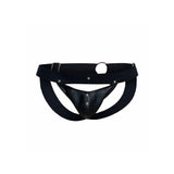 Dungeon Peekaboo Jockstrap – Faux Leather Adjustable Jockstrap > Clothes > Mens Leather - Tophatter Daily Deals