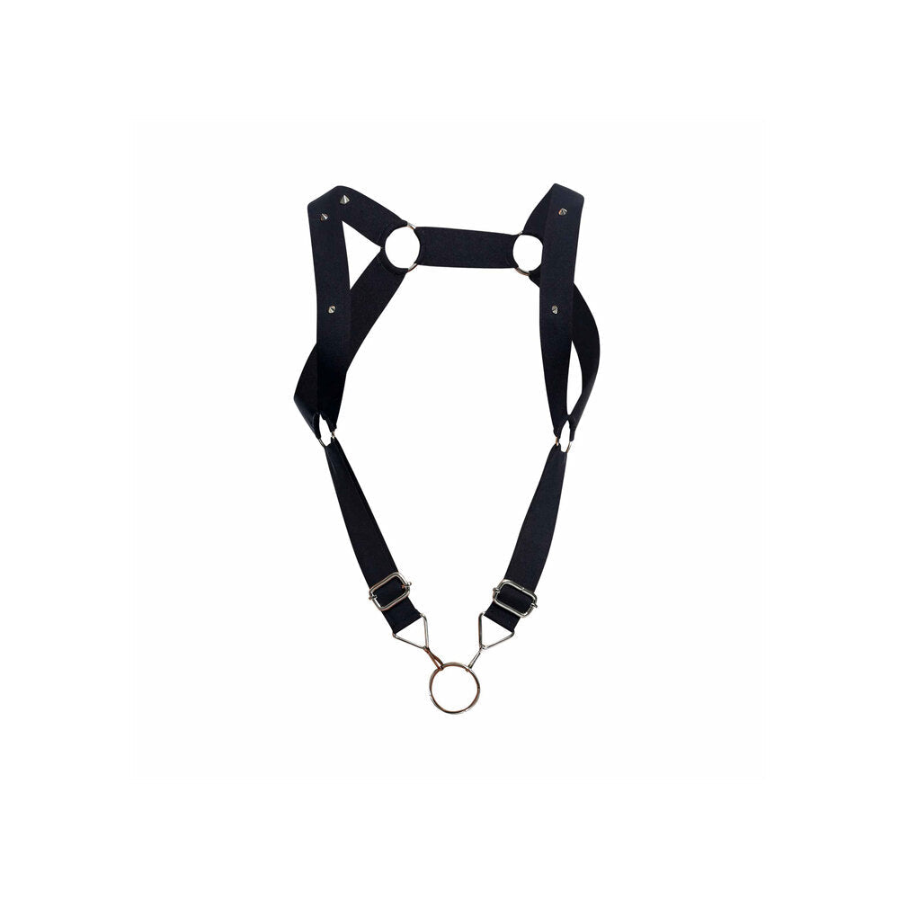 Dungeon Straight Back Harness With Cock Ring – Adjustable Harness > Clothes > Mens Harnesses - Tophatter Daily Deals
