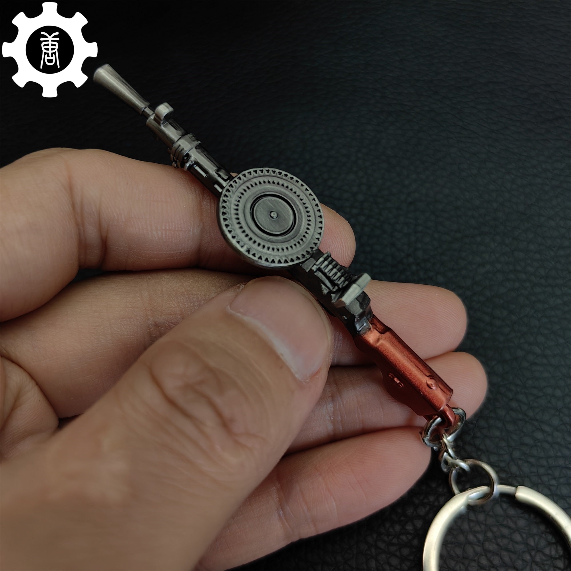Mini DP-27/DP-28HP Machine Gun Model Metal Keychain - Tophatter Daily Deals