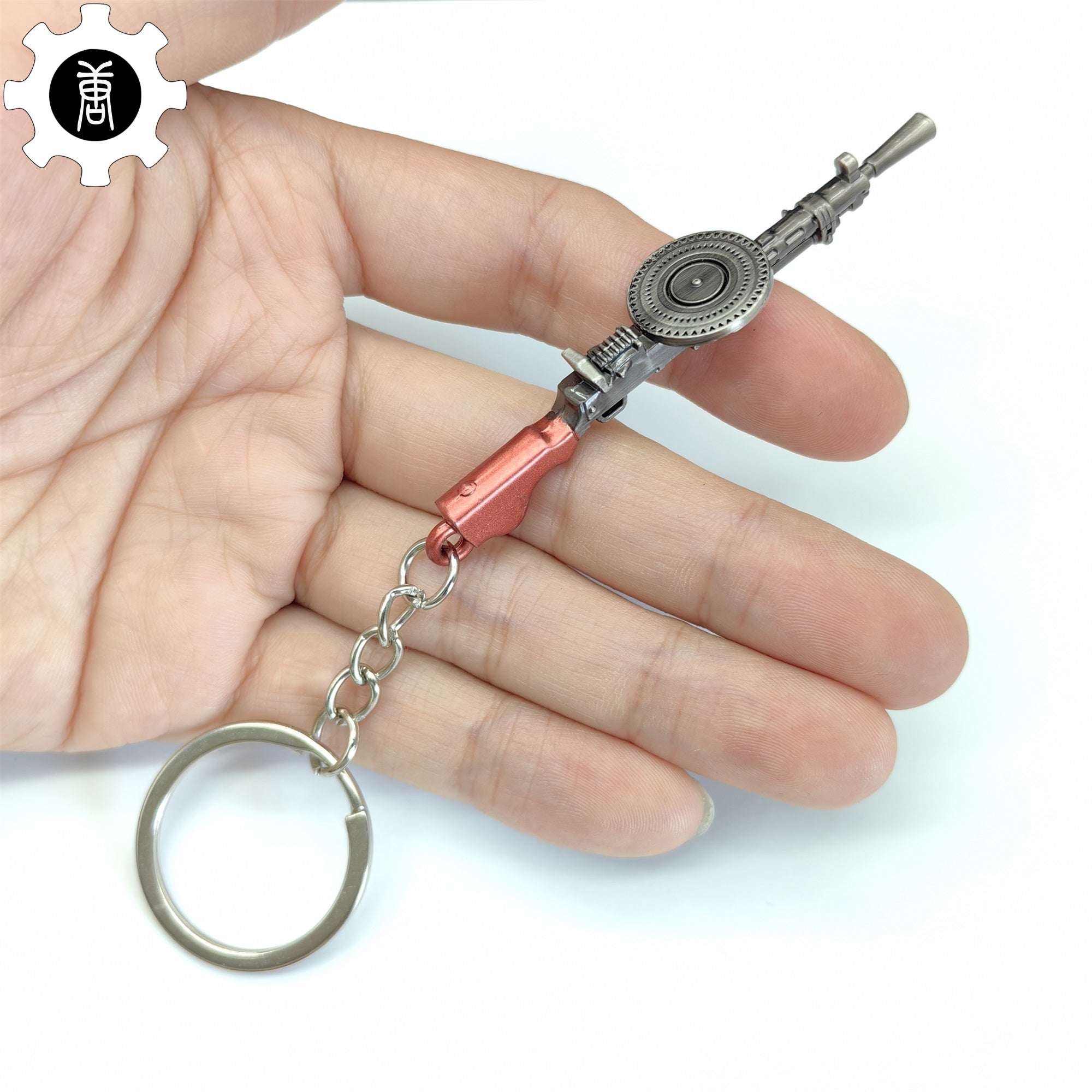 Mini DP-27/DP-28HP Machine Gun Model Metal Keychain - Tophatter Daily Deals