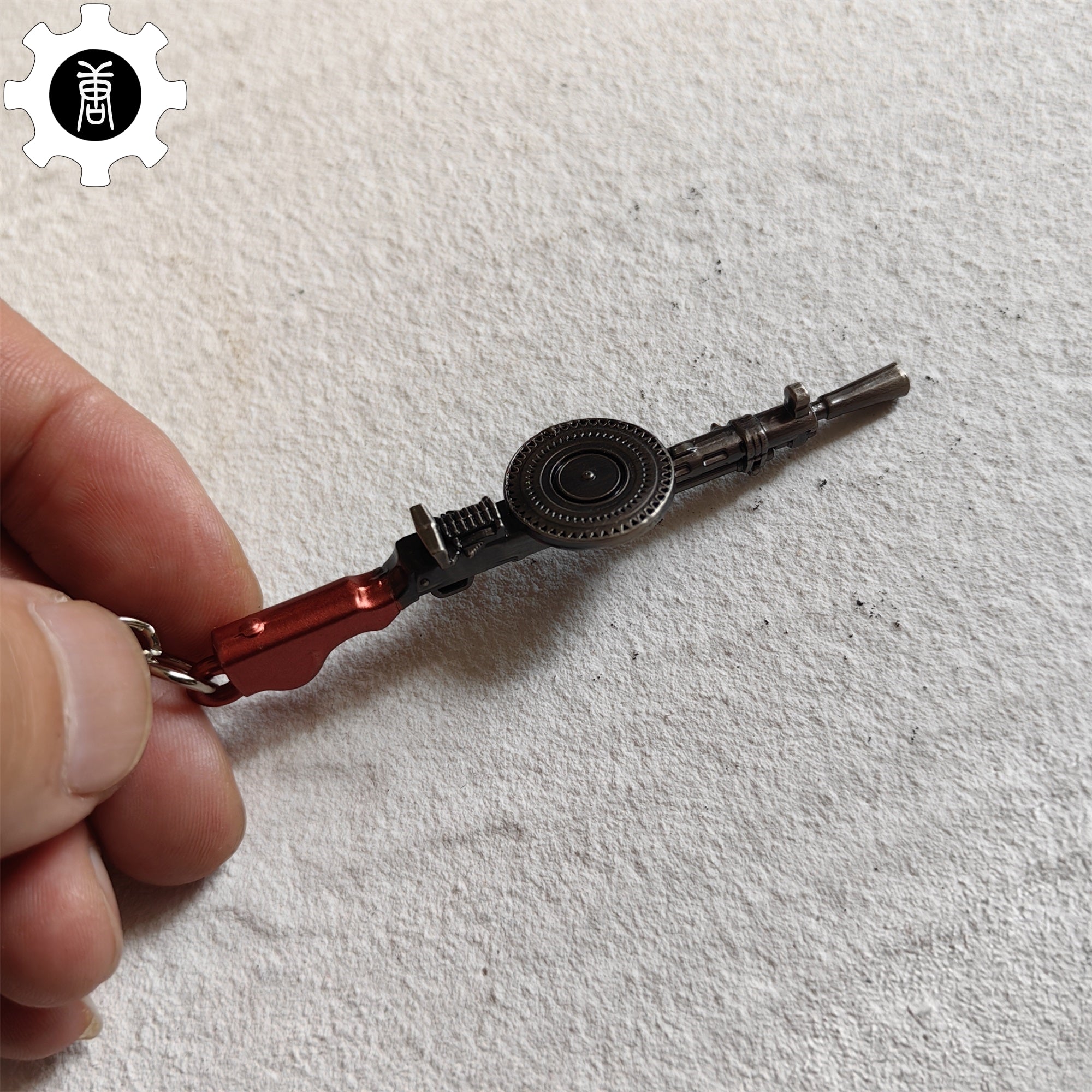 Mini DP-27/DP-28HP Machine Gun Model Metal Keychain - Tophatter Daily Deals