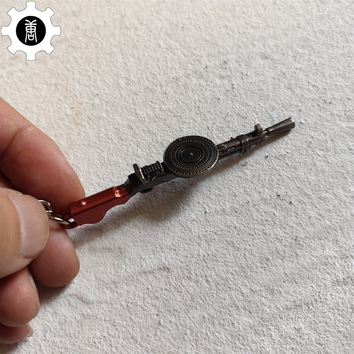 Mini DP-27/DP-28HP Machine Gun Model Metal Keychain - Tophatter Daily Deals