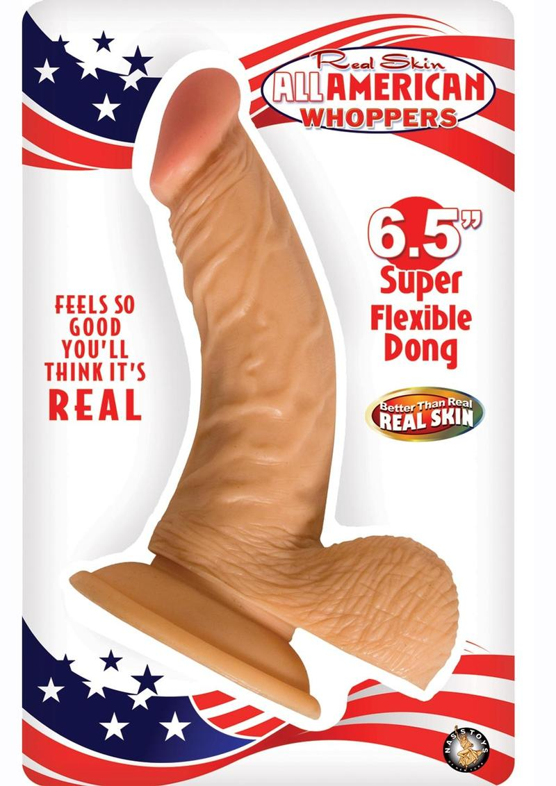 All American Whopper Flexible Realistic 6.5" Dildo > Dildos > Realistic Dildos - Tophatter Daily Deals