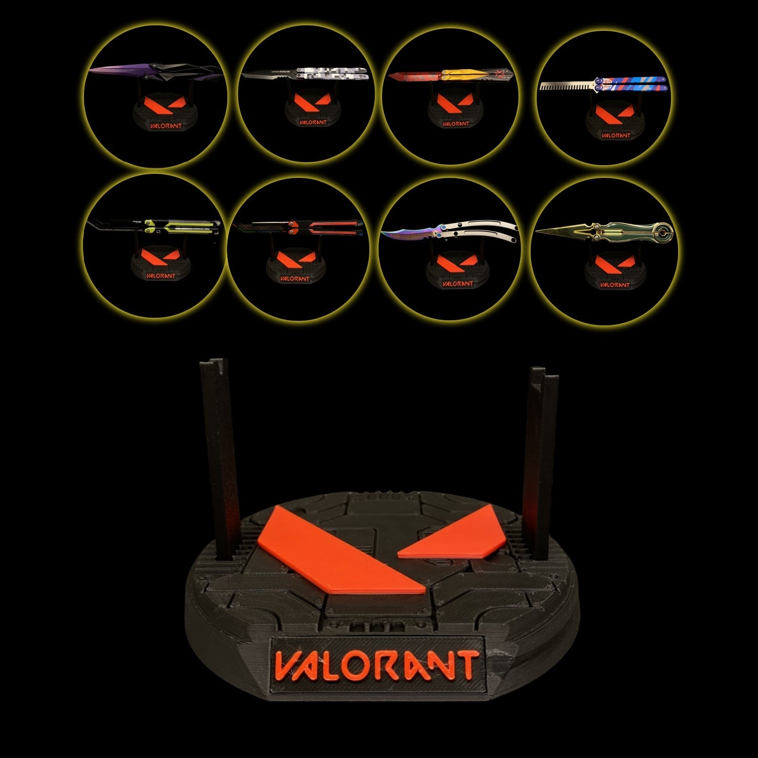 3D Printing Val Game Props Personality Display Holder - Tophatter Daily Deals