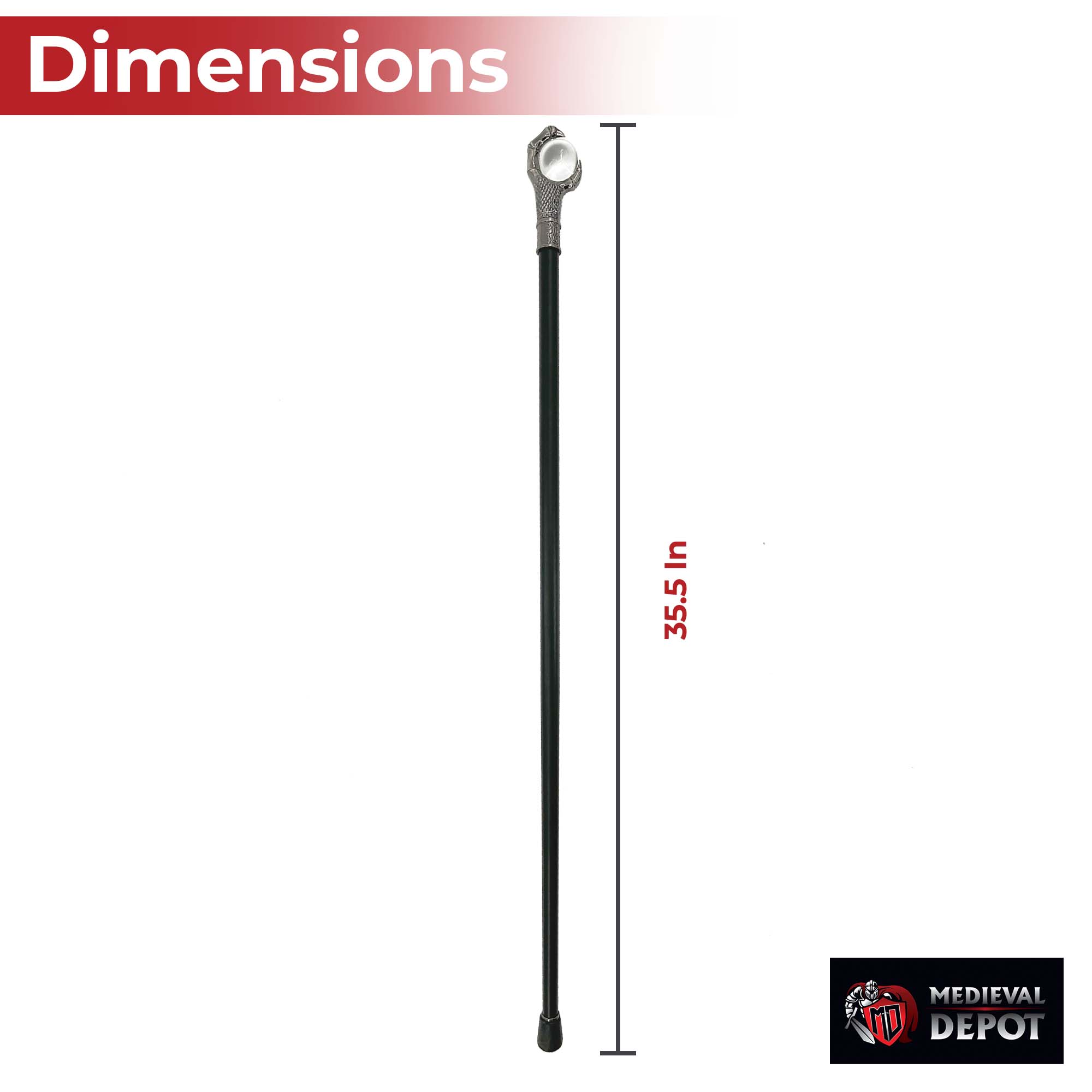 Dragon Master of Protection Walking Cane cane - Tophatter Daily Deals