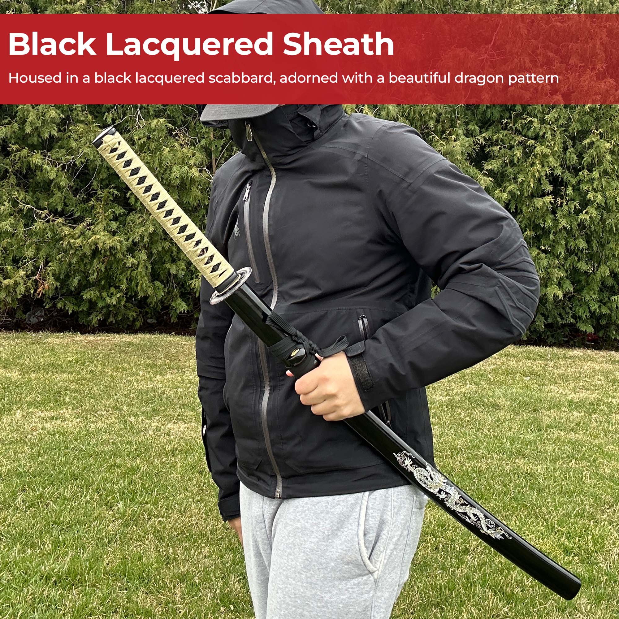 Dragons Breath Handmade Katana Swords - Tophatter Daily Deals
