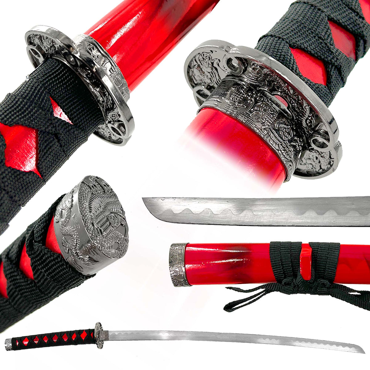 Dragons Rapture Japanese Samurai Katana Sword swords - Tophatter Daily Deals