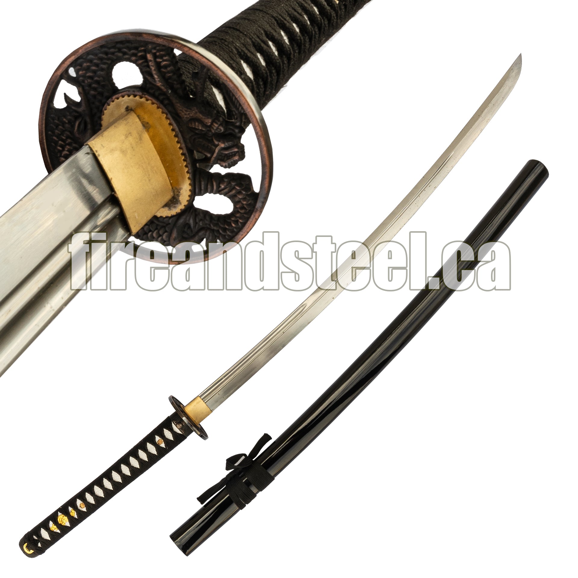 Fire and Steel - "Dragon's Kiss" Katana Fire and Steel Exclusive - Tophatter Daily Deals