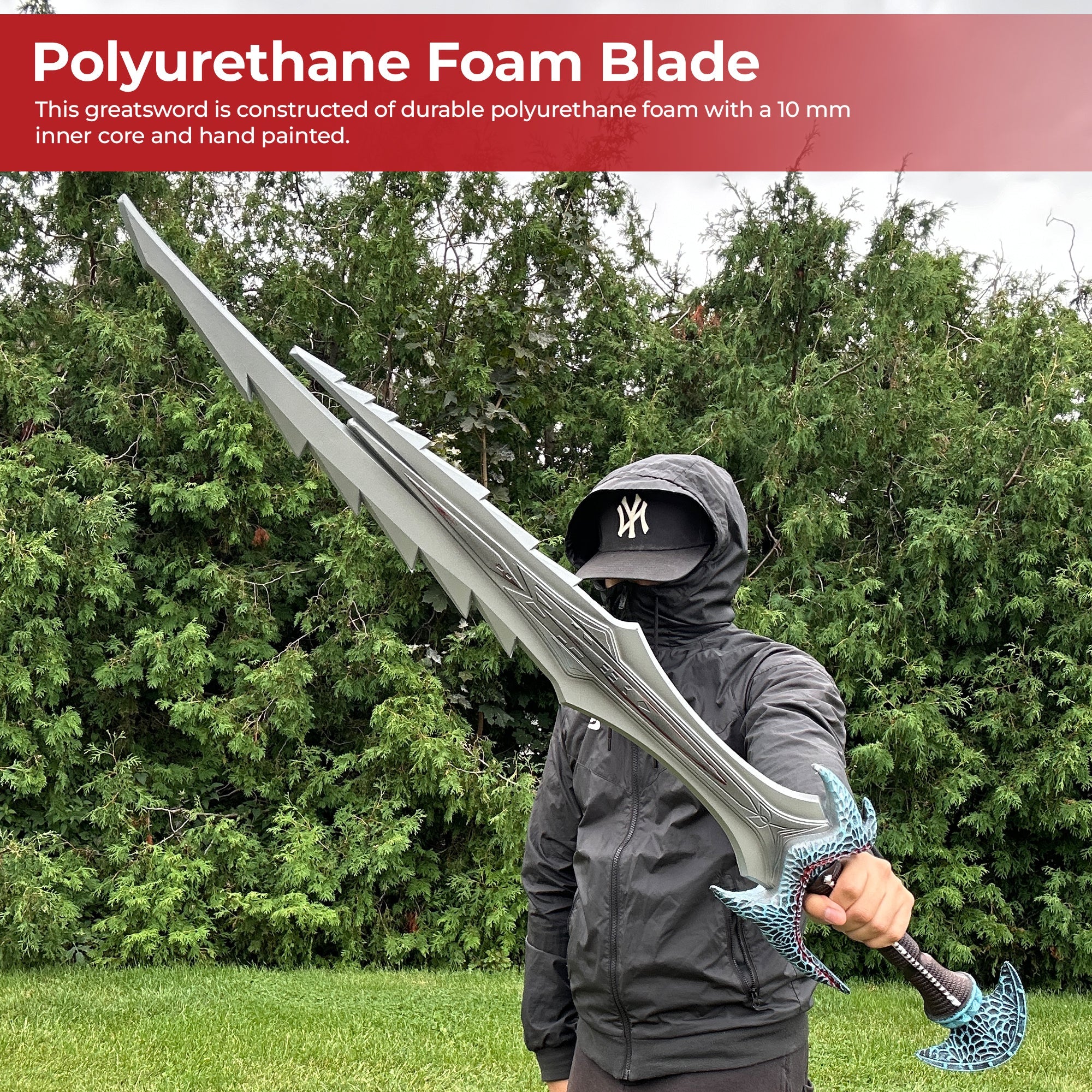 Dremona Daedric Warrior Role Play Foam Greatsword swords - Tophatter Daily Deals