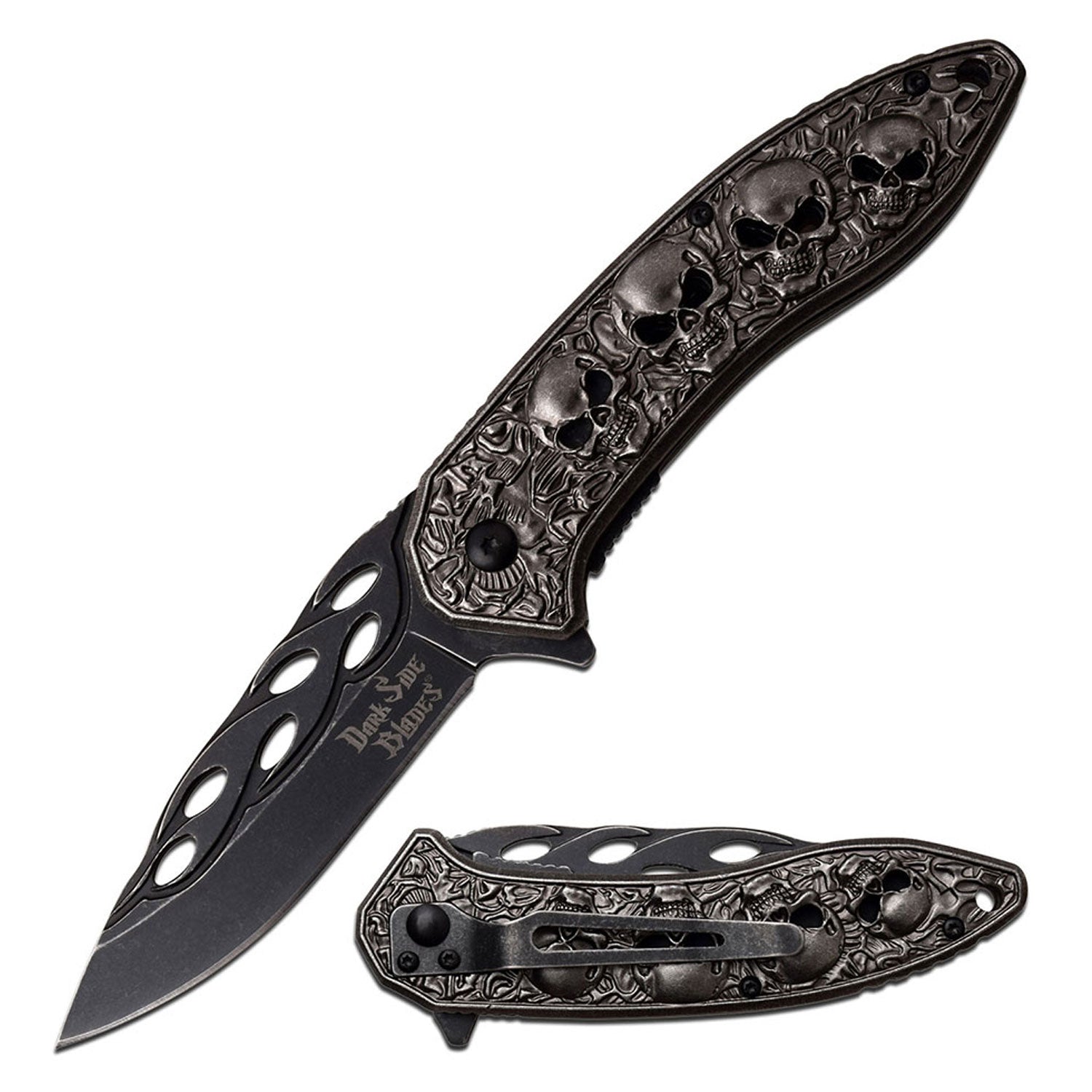 Dark Side Blades - Spring Assisted Knife - Tophatter Daily Deals