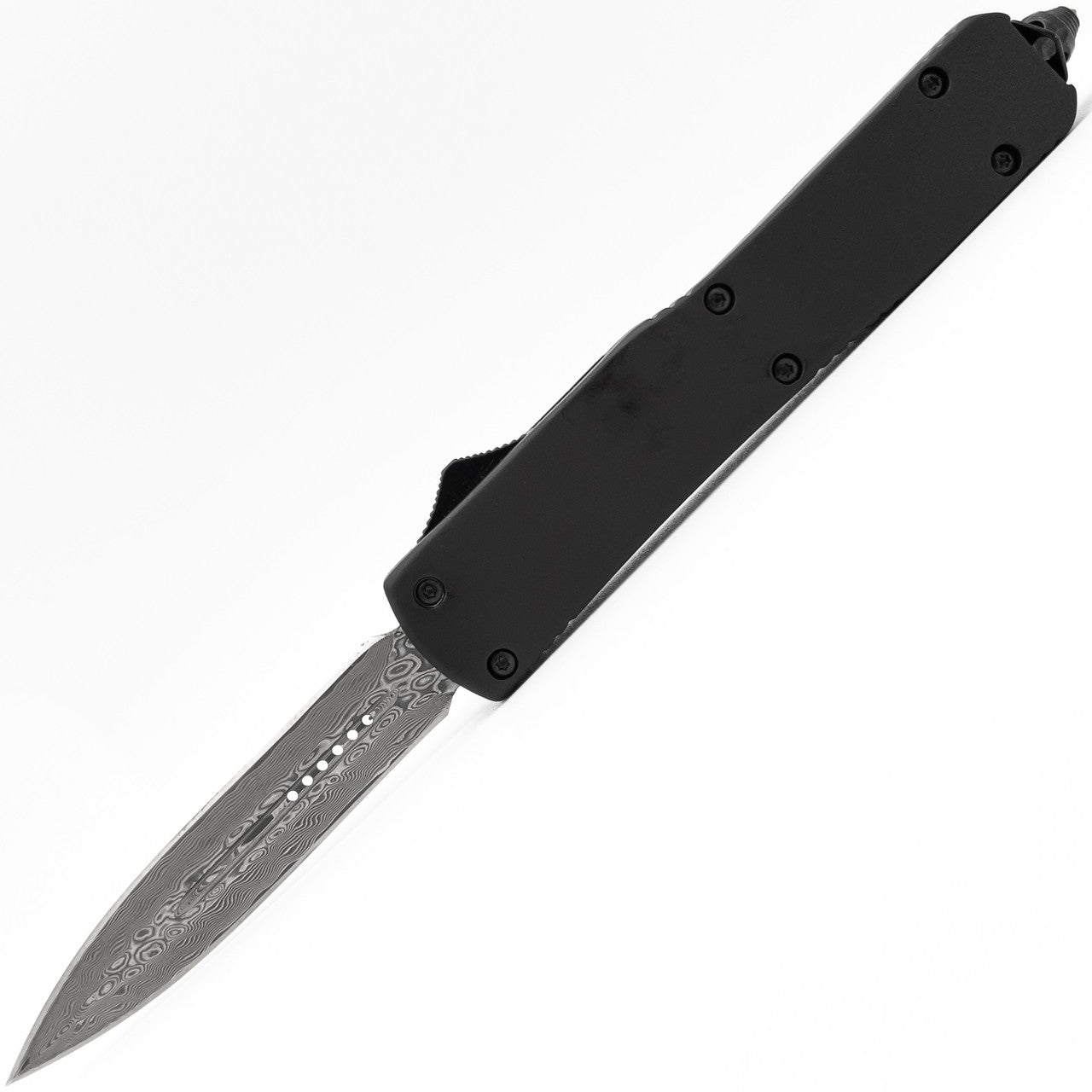 8.5" Stealth Mode Automatic Damascus Steel Out The Front Knife Collectible Weapons - Tophatter Daily Deals