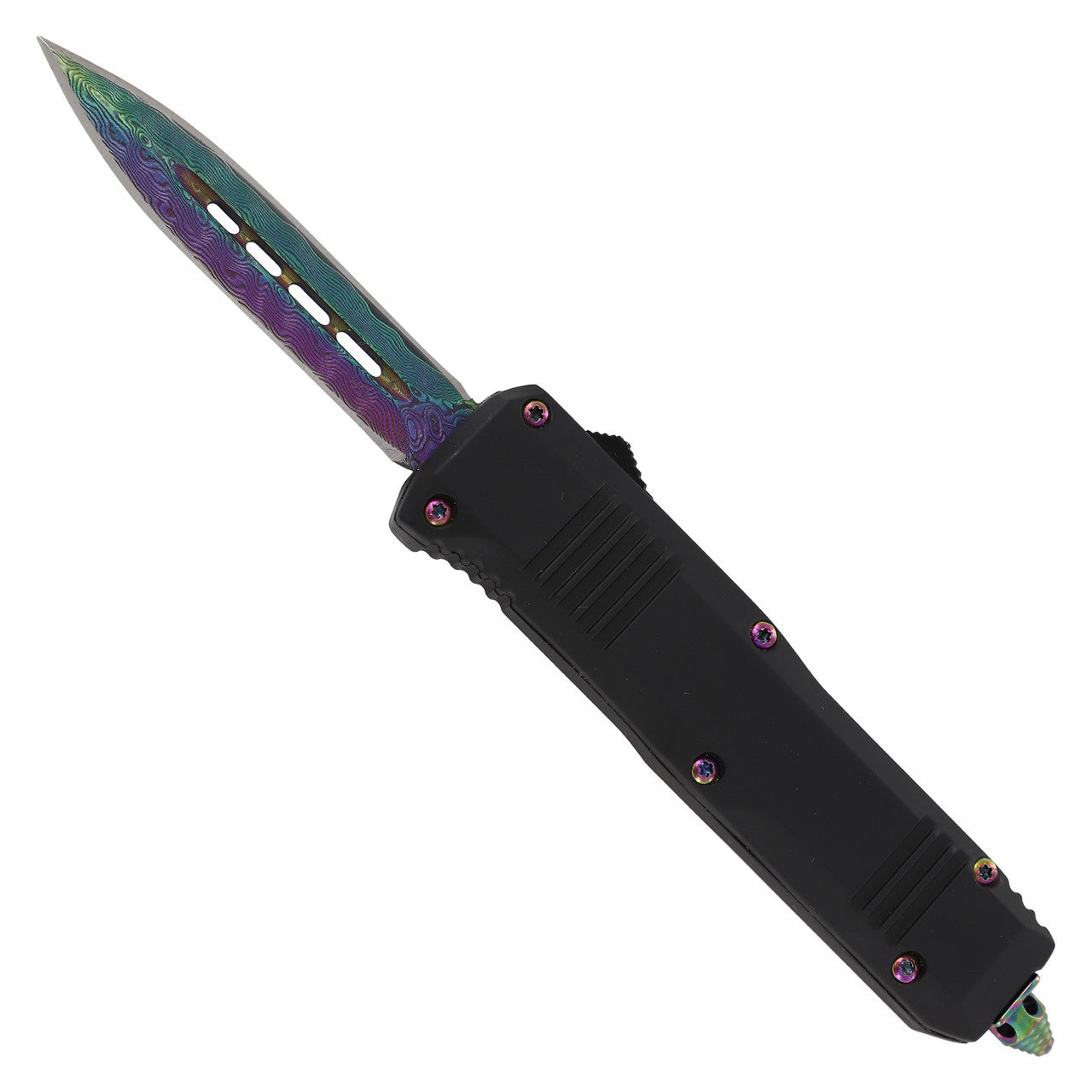 7" Wicked Whims Titanium Spear Point Compact Automatic OTF Knife - TOPHATTER'S ARMORY DEALS Collectible Weapons - Tophatter Daily Deals