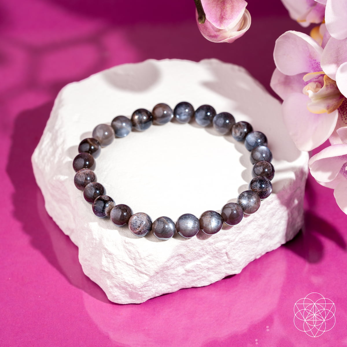 The Empath’s Cord Cutter – Black Moonstone Bracelet Bracelets - Tophatter Daily Deals