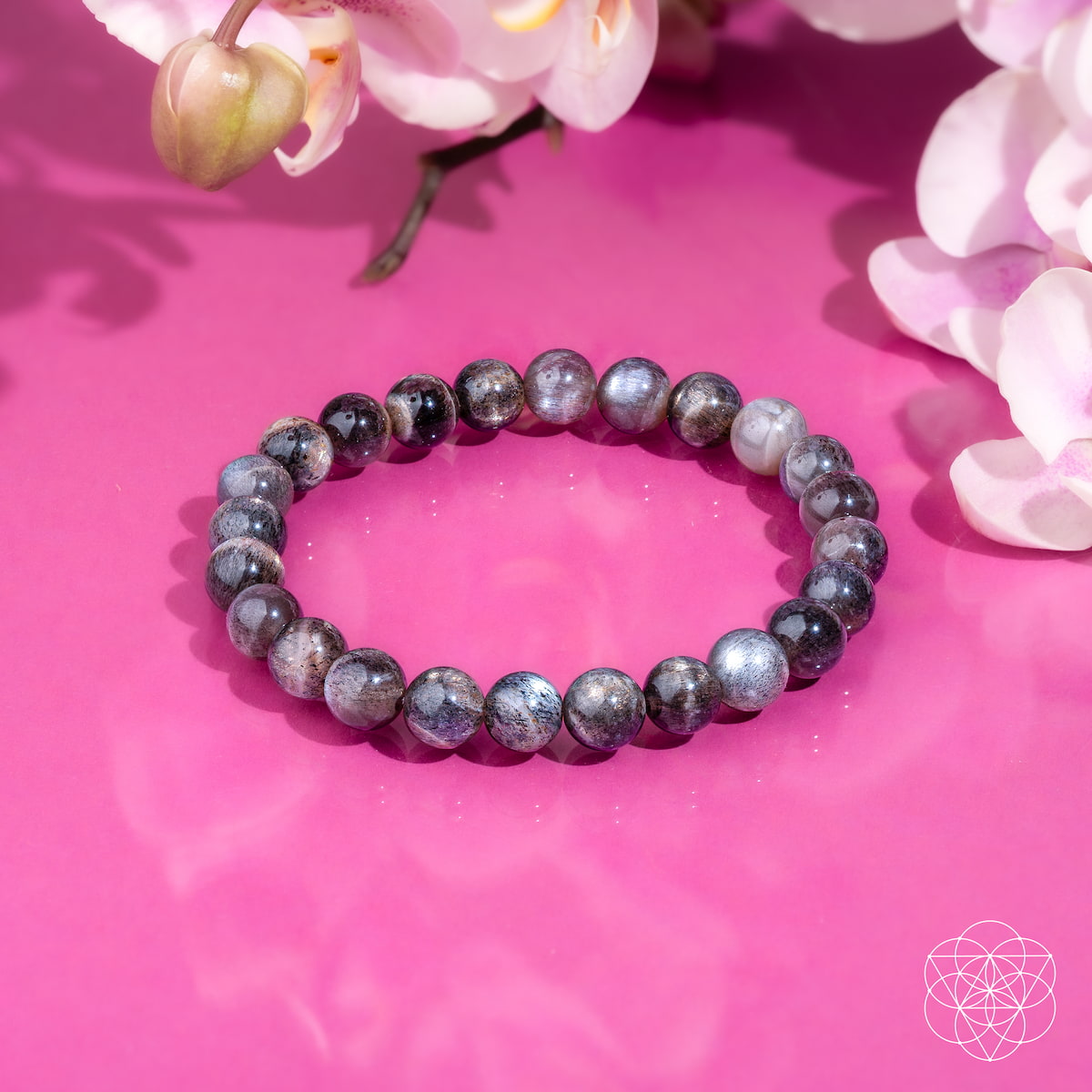 The Empath’s Cord Cutter – Black Moonstone Bracelet Bracelets - Tophatter Daily Deals