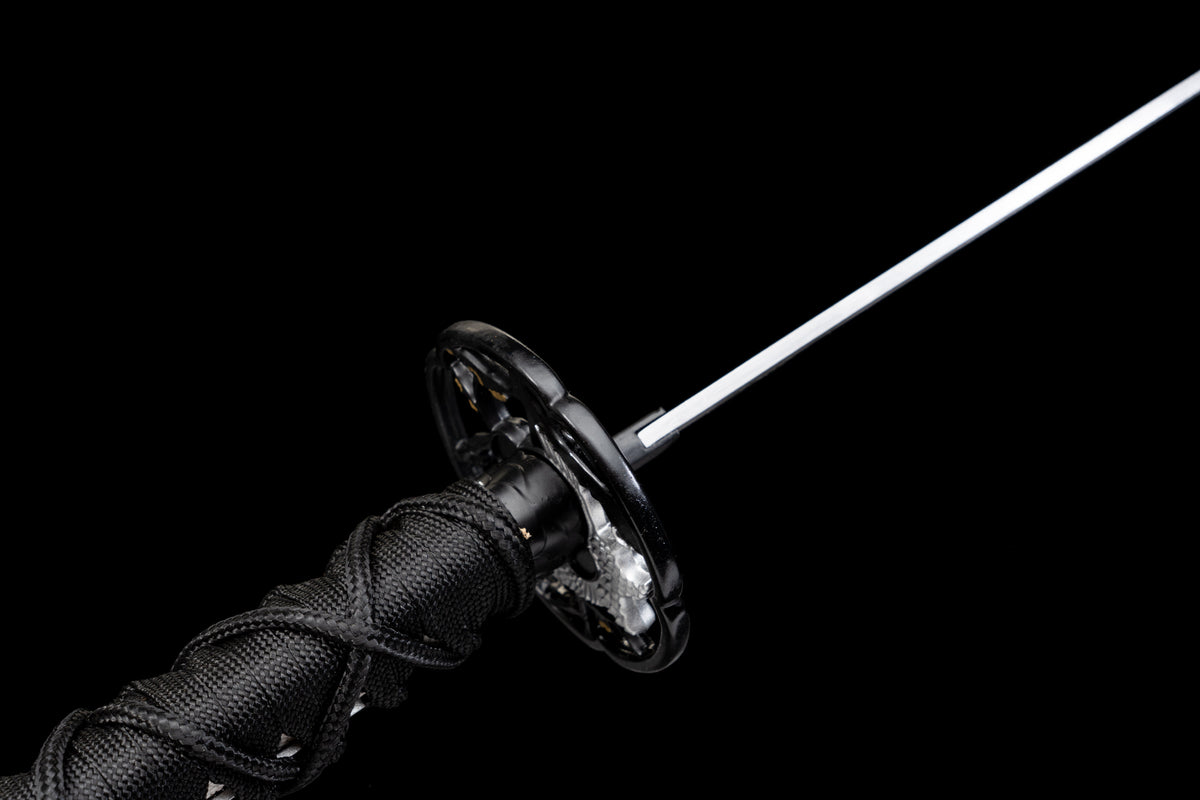 Ghost of Yotei - Hawks Talon Display (Straight) Katana (Black Version) Katana - Tophatter Daily Deals