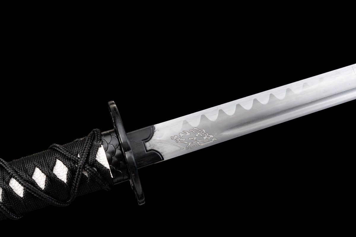 Ghost of Yotei - Hawks Talon Display (Straight) Katana (Black Version) Katana - Tophatter Daily Deals