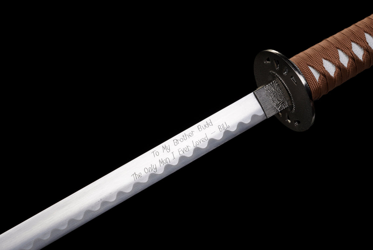 Kill Bill - Hattori Hanzo Trio Display Katana (Straight Blade) Sword - Tophatter Daily Deals