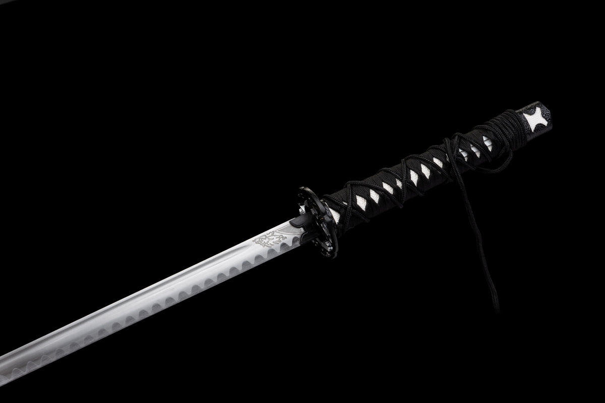 Ghost of Yotei - Hawks Talon Display (Straight) Katana (Black Version) Katana - Tophatter Daily Deals