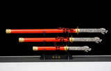 Highlander - Connor Macleod Triple Set Display Katana (Straight Blade) Sword - Tophatter Daily Deals