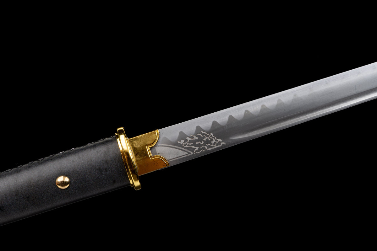 Ghost of Yotei - Gilded Night Display (Straight) Katana Katana - Tophatter Daily Deals