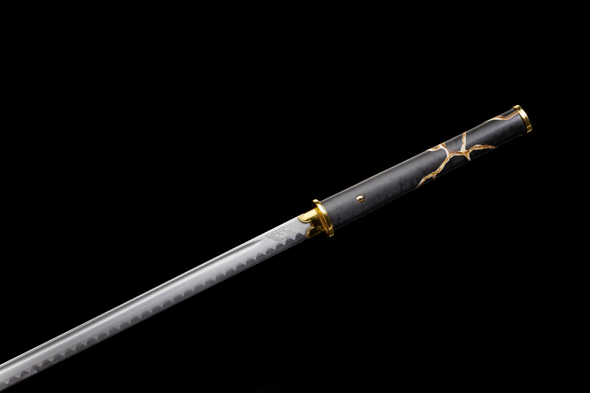 Ghost of Yotei - Gilded Night Display (Straight) Katana Katana - Tophatter Daily Deals