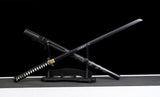 The Last Samurai - Display (Straight) Katana (Black Blade) Sword - Tophatter Daily Deals
