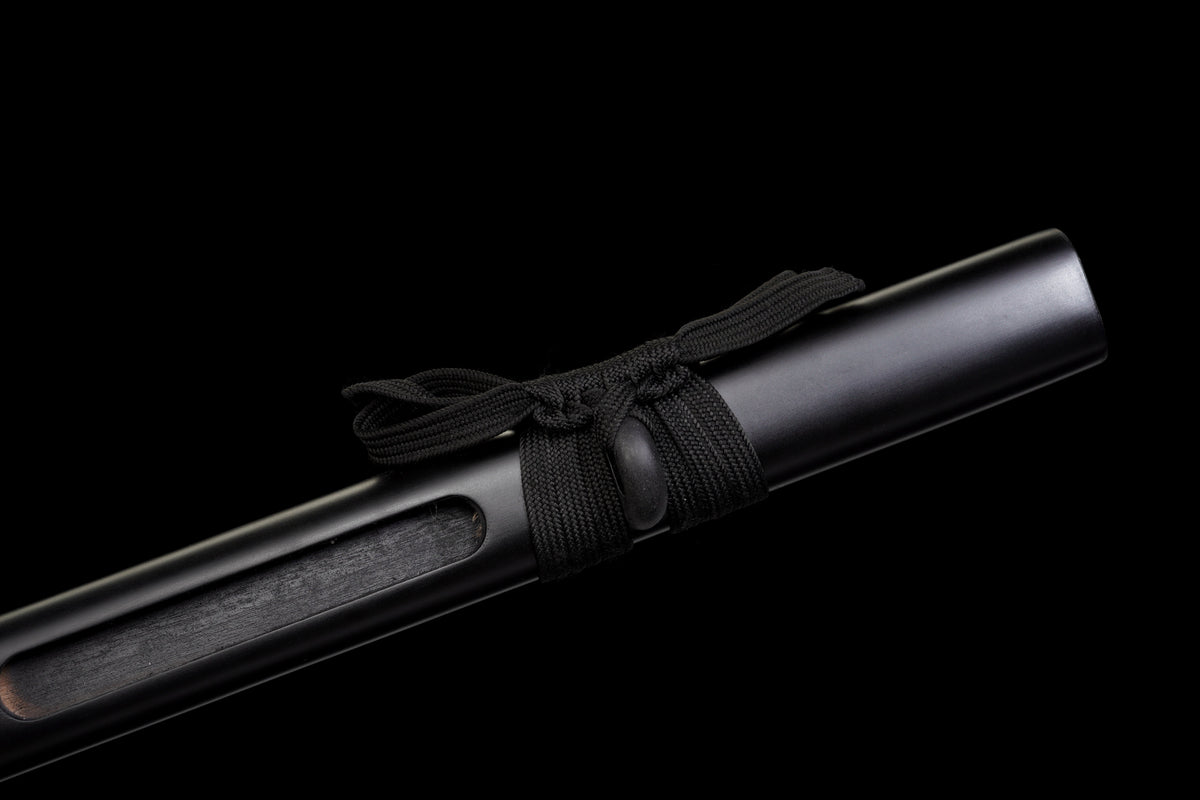 The Last Samurai - Display (Straight) Katana (Black Blade) Sword - Tophatter Daily Deals