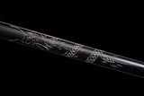 The Last Samurai - Display (Straight) Katana (Black Blade) Sword - Tophatter Daily Deals