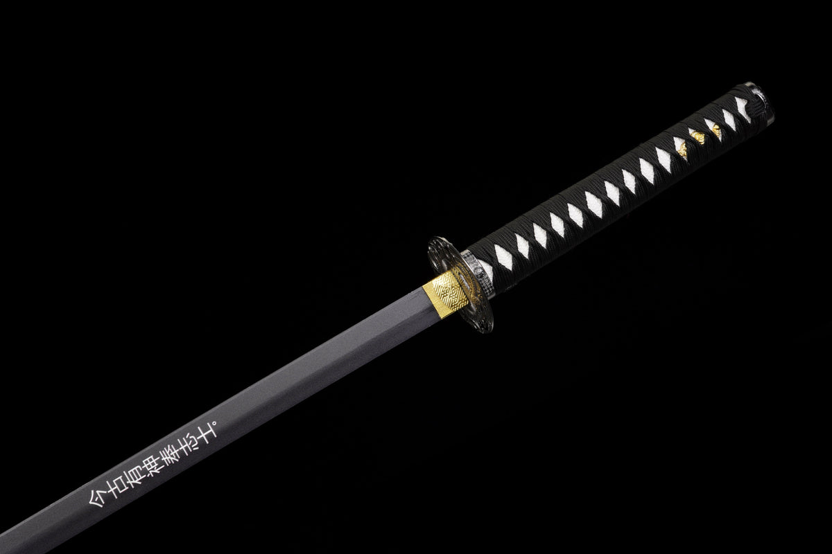 The Last Samurai - Display (Straight) Katana (Black Blade) Sword - Tophatter Daily Deals
