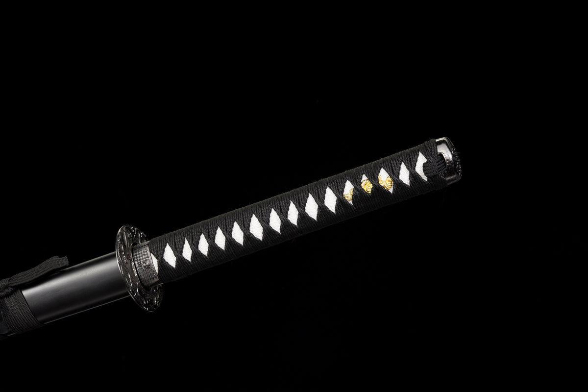 The Last Samurai - Display (Straight) Katana (Black Blade) Sword - Tophatter Daily Deals