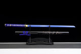 The Last Samurai - Display (Straight) Katana (Blue Blade)